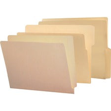 Heavyweight Manila End Tab Folders, 9" High Front, Straight Tabs, Letter Size, 0.75" Expansion, Manila, 100/box