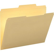 Reinforced Guide Height File Folders, 2/5-cut Tabs: Right Of Center Position, Letter Size, 0.75" Expansion, Manila, 100/box