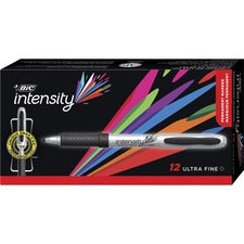 Intensity Ultra Fine Tip Permanent Marker, Extra-fine Needle Tip, Tuxedo Black, Dozen