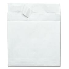 Lightweight 14 Lb Tyvek Open End Expansion Mailers, #15, Square Flap, Redi-strip Adhesive Closure, 10 X 15, White, 100/carton