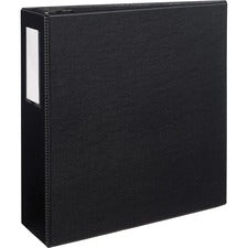 Durable Non-view Binder With Durahinge And Ezd Rings, 3 Rings, 4" Capacity, 11 X 8.5, Black, (8802)