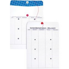 Inter-department Envelope, #97, Two-sided Five-column Format, 10 X 13, White, 100/box