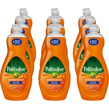 Palmolive Antibacterial Ultra Dish Soap - Concentrate Liquid - 20 fl oz (0.6 quart) - 9 / Carton - Orange