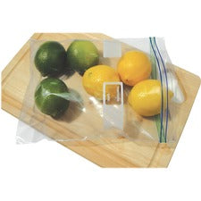 Heritage Reclosable Food/Utility Bags - 2 Gal Capacity - 13" Width X 15.60" Length - 1.75 Mil (44 Micron) Thickness - Low Density - Clear - Resin - 100/Carton - Food