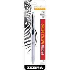 Sarasa Grand Gel Pen, Retractable, Medium 0.7 Mm, Black Ink, White Barrel