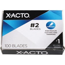 No. 2 Bulk Pack Blades For X-acto Knives, 100/box