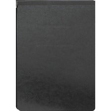 Prong Fastener Premium Pressboard Report Cover, Two-piece Prong Fastener, 2" Capacity, 8.5 X 11, Black/black