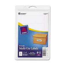 Removable Multi-use Labels, Inkjet/laser Printers, 1 X 3, White, 5/sheet, 50 Sheets/pack, (5436)