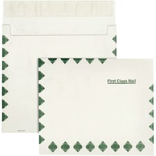Light 14 Lb Tyvek Open End Expansion Mailers, First Class, #13 1/2, Square Flap, Redi-strip Closure, 10 X 13, White, 100/ct