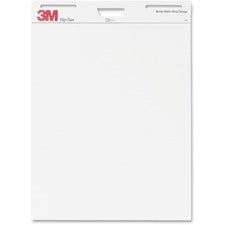3M™ Professional Flip Chart, Unruled, 25 X 30, White, 40 Sheets, 2 ...