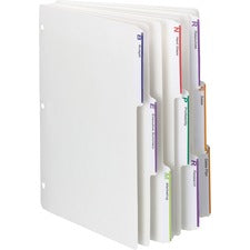 Smead Viewables 3-Ring Binder Index Dividers - Letter - 8.50" Width x 11" Length - White Divider - 25 / Box