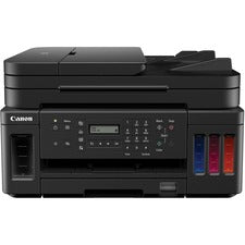 Canon PIXMA G7020 Wireless Inkjet Multifunction Printer - Color - Copier/Fax/Printer/Scanner - 4800 x 1200 dpi Print - Automatic Duplex Print - Up to 5000 Pages Monthly - 350 sheets Input - Color Scanner - 1200 dpi Optical Scan - Color Fax - Fast Ethernet