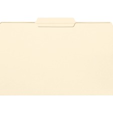 Reinforced Tab Manila File Folders, 1/3-cut Tabs: Center Position, Legal Size, 0.75" Expansion, 11-pt Manila, 100/box