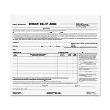 Snap-a-way Bill Of Lading, Short Form, Three-part Carbonless, 7 X 8.5, 250 Forms Total