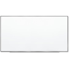 Fusion Nano-clean Magnetic Whiteboard, 96 X 48, White Surface, Silver Aluminum Frame