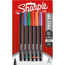 Sharpie Fine Point Pens - Fine Pen Point - Assorted - 12 / Bundle