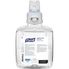PURELL&reg; CS8 Refill HEALTHY SOAP Mild Foam - Fresh Fruit Scent - 40.6 fl oz (1200 mL) - Dirt Remover, Kill Germs - Hand, Skin - Dye-free, Fragrance-free, Bio-based - 2 / Carton