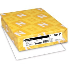 Exact Index Card Stock, 94 Bright, 110 Lb Index Weight, 8.5 X 11, White, 250/pack