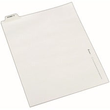 Avery-style Preprinted Legal Bottom Tab Dividers, 26-tab, Exhibit P, 11 X 8.5, White, 25/pack
