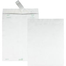 Lightweight 14 Lb Tyvek Catalog Mailers, #13 1/2, Square Flap, Redi-strip Adhesive Closure, 10 X 13, White, 100/box