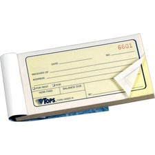 Money And Rent Receipt Books, Two-part Carbonless, 4.78 X 2.75, 50 Forms Total