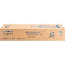 Toshiba Original Standard Yield Laser Toner Cartridge - Cyan - 1 Each - 28000 Pages