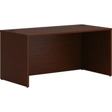 Mod Desk Shell, 60" X 30" X 29", Traditional Mahogany