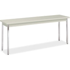 Utility Table, Rectangular, 72w X 18d X 29h, Light Gray