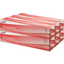 Genuine Joe Heavy-duty Aluminum Foil - 18" Width x 500 ft Length - Heavy Duty, Sturdy, Dispenser, Pliable - Aluminum - Silver
