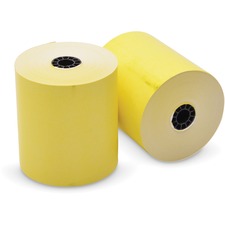 Direct Thermal Printing Thermal Paper Rolls, 3.13" X 230 Ft, Canary, 50/carton