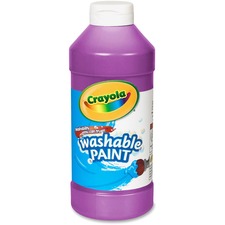 Washable Paint, Violet, 16 Oz Bottle