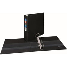 Heavy-duty Non-view Binder With Durahinge And One Touch Ezd Rings, 3 Rings, 2" Capacity, 11 X 8.5, Black
