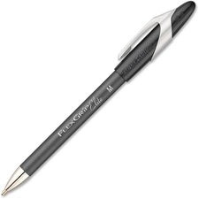 Flexgrip Elite Ballpoint Pen, Stick, Medium 1 Mm, Black Ink, Black Barrel, Dozen