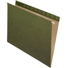 Standard Green Hanging Folders, Letter Size, Straight Tabs, Standard Green, 25/box