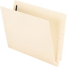 Manila End Tab Expanding Fastener Folders, 2-ply Tabs, 0.75" Expansion, 2 Fasteners, Letter Size, Manila Exterior, 50/box