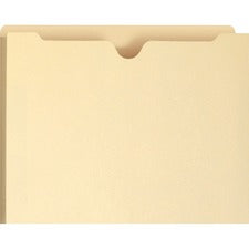 Manila File Jackets, 1-ply Straight Tab, Letter Size, Manila, 50/box