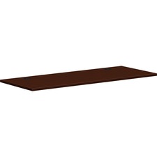 Mod Worksurface, Rectangular, 60w X 24d, Traditional Mahogany