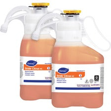 Diversey Stride Citrus HC Neutral Cleaner - Concentrate Liquid - 47.3 fl oz (1.5 quart) - Citrus Scent - 2 / Carton - Orange