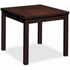 Laminate Occasional Table, Square, 24w X 24d X 20h, Mahogany