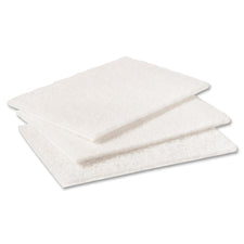 Light Duty Cleansing Pad, 6 X 9, White, 20/pack, 3 Packs/carton