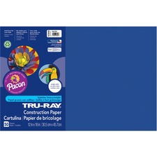 Tru-ray Construction Paper, 76 Lb Text Weight, 12 X 18, Royal Blue, 50/pack