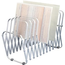 Flexifile Expandable Collator To Organizer, 24 Sections, Letter To Legal Size Files, 6.5" X 10.25" X 10.5", Silver