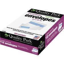 Redi-seal Security-tint Envelope, Address Window, #10, Commercial Flap, Redi-seal Closure, 4.13 X 9.5, White, 500/box
