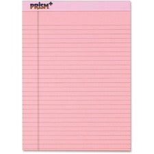 Prism + Colored Writing Pads, Wide/legal Rule, 50 Pastel Pink 8.5 X 11.75 Sheets, 12/pack