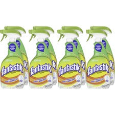 fantastik&reg; All-Purpose Disinfectant Spray - Spray - 32 fl oz (1 quart) - Fresh Scent - 8 / Carton - Green