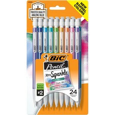 Xtra-sparkle Mechanical Pencil Value Pack, 0.7 Mm, Hb (#2.5), Black Lead, Assorted Barrel Colors, 24/pack