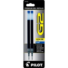 Refill For Pilot B2p, Dr Grip, G2, G6, Mr Metropolitan, Precise Begreen And Q7 Gel Pens, Extra-fine Tip, Blue Ink, 2/pack