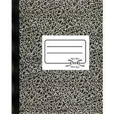 Composition Book, Wide/legal Rule, Black Marble Cover, (80) 10 X 7.88 Sheets