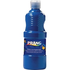 Ready-to-use Tempera Paint, Blue, 16 Oz Dispenser-cap Bottle