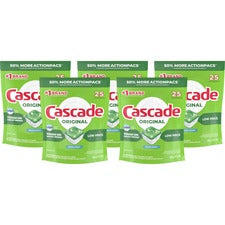 Cascade Cascade ActionPacs Original Dish Detergent - Fresh Scent - 125 ...